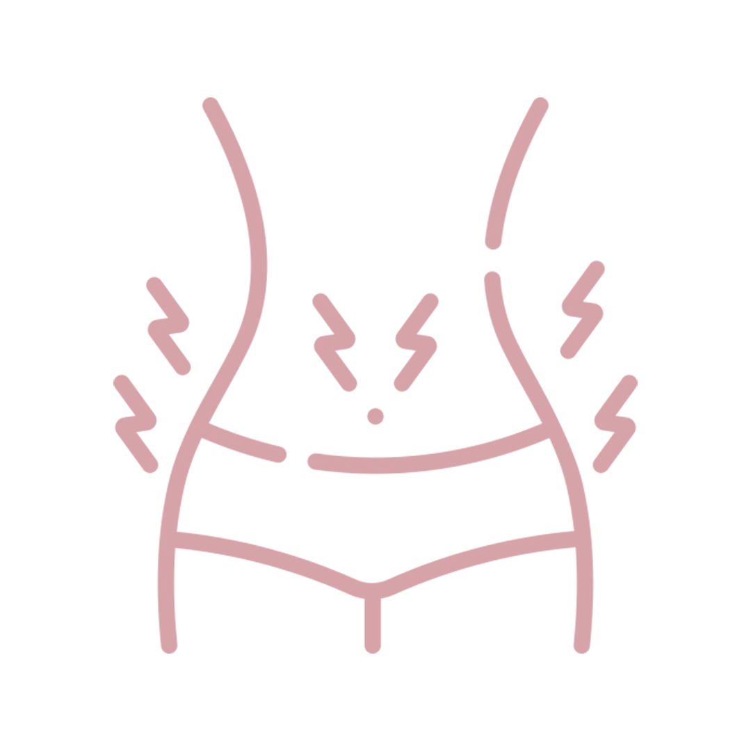Dor intensa - Sintomas de endometriose, clínica de endometriose Muriaé